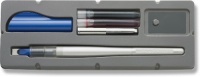 Pilot Parallel Pen 2-Color Calligraphy Pen Set, with Red and Blue Ink Cartridges, 6.0mm Nib (90053)