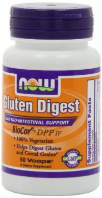 NOW Foods Gluten Digest Enzymes, 60 Vcaps