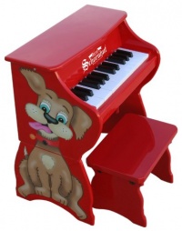 Schoenhut 9258D - 25 Key Dog Piano Pal (Red)