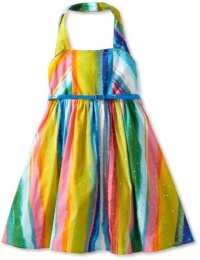 Bloome Girls 7-16 Plus Size Striped Halter Dress, Multi, 14.5