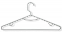 Honey-Can-Do HNGZ01523 Light-Weight Plastic Hangers, 60-Pack, White