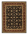 Introduce a combination of elegant Persian and European designs to your traditional home décor with this remarkable Nourison 2000 area rug. Hand-tufted with exceptional technique, this natural wool area rug features strands of genuine silk for exquisite detail that redefines luxury.