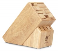 HENCKELS Twin 14-Slot hard wood Knife Storage Block