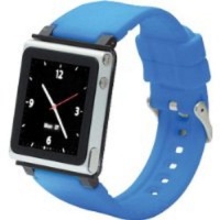 iWatchz CLRCHR22BLU Q Collection Wrist Strap for iPod Nano 6G-Blue