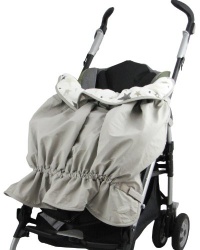 sootheTIME Cruisetime Snuggler Weather Resistant Stroller Blanket, Tan