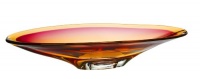 Kosta Boda Vision Dish Pink/Amber