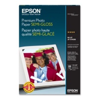 Epson Premium Photo Paper SEMI-GLOSS (13x19 Inches, 20 Sheets) (S041327)