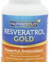 Nutrigold Resveratrol Gold (Resvinol + Grape Polyphenols), 500 mg, 120 veg. capsules