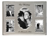 Malden Our Wedding 5-Opening Collage Frame, 5-Openings in a Variety of Sizes