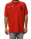 Polo Ralph Lauren Men Classic Fit USA Flag Big Pony Polo T-shirt