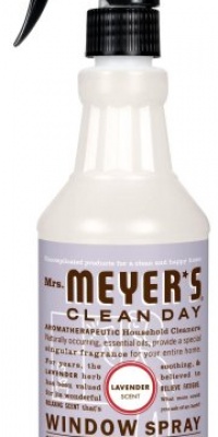 Mrs. Meyer's Clean Day Window Spray, Lavender, 24-Ounce Bottles (Pack of 6)