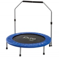 Pure Fun 9005MTH 40-Inch Mini Trampoline with Handrail