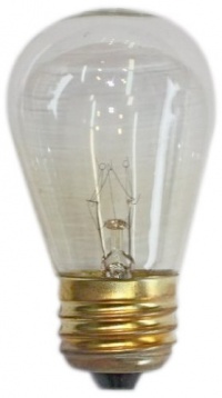 Table In A Bag S1411WC Clear 11-Watt S14 Bulbs, 12-Pack