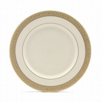 Lenox Westchester Gold Banded Ivory China Dinner Plate