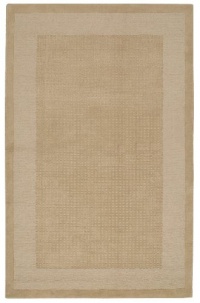 Nourison Westport Solid Sand  8.0-Feet by 10.6-Feet 100% Wool Room Size Rug