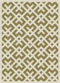 Safavieh CY6915-234-9 Courtyard Collection Green and Ivory Indoor/Outdoor Area Rug, 9-Feet by 12-Feet 6-Inch