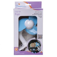 Dreambaby Stroller Fan, White/Blue