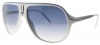 Carrera Safari/R/S Navigator Sunglasses,White & Azure Palladium Frame/Azure Gradient Lens,One Size