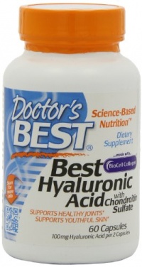 Doctor's Best Best Hyaluronic Acid with Chondroitin Sulfate Capsules, 60-Count