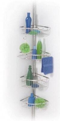 Stainless Steel Tension Pole Bath Shower Caddy