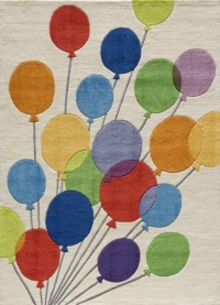 Momeni Lil mo whimsy LMJ16 Area Rug - Multi balloons