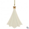 Lenox Pleated Tree Ornament