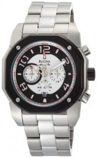 Bulova Men's 98B137 Marine Star Silver White Dial Watch