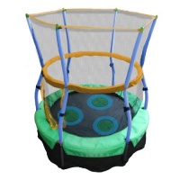 Skywalker Trampolines 40 In. Round Lily Pad Adventure Bouncer with Enclosure