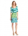 Gabby Skye Women's Mirror Print Dress