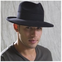 Black Velour Fedora