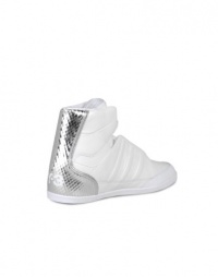 Adidas Y-3 Yohji Yamamoto Honja Hi White & Silver Leather Sneakers US 14.5 UK 14