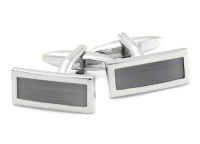 Charcoal Fiber Optic Cufflinks