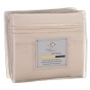 Clara Clark Premier 1800 Series 4pc Bed Sheet Set - Full (Double), Beige Cream,