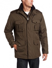 Michael Kors Men's Walker Poly-Bonded Bibby Field Coat