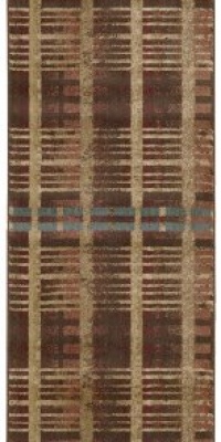 Nourison Zanibar Multicolor Stripe  2.3-Feet by 8-Feet Polyacrylic Runner Rug