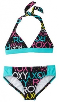 Roxy Kids Girls 2-6X Roxy Marks The Spot Print Teenie Wahine Shore Halter Set