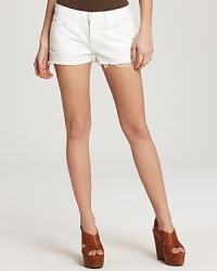 Fashioned in bright white, these J Brand cutoff shorts are destined to be a summer staple.