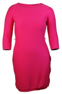 Calvin Klein Women's Modern Sweater Dress Large Electric Pink [Apparel]