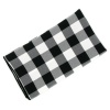 Black & White Checked Napkin, 20 x 20 - Dozen = 12