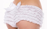 Coquette Ruffle Shorts with Back Bow, One Size