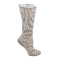 Hue Women's Huetopia Chunky Pointelle Boot Socks, Taupe, Medium