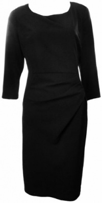 Calvin Klein Three Quarter Sleeve Dress Black 10