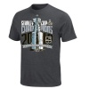 NHL Los Angeles Kings Official 2012 Stanley Cup Champion Locker Room T-Shirt, Charcoal Heather