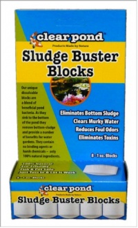 Clear Pond Sludge Buster Blocks, 8 1-Ounce Pack