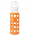 WeeGo Glass Baby Bottle (9 oz. Orange)