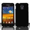 Samsung Epic Touch 4G D710 & Galaxy S2 Sprint Rubberized Black HARD PROTECTOR COVER CASE SNAP ON PERFECT FIT