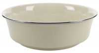 Lenox Solitaire Platinum-Banded Fine China Serving Bowl