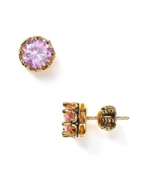 Flash your pinkies! Every Juicy girl loves pink and especially on these crystal-studded earrings.