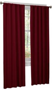 Maytex Micro Fiber Window 2-Pack Panels, 84 inches, Red