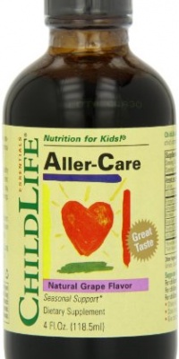 Child Life Aller-Care, Glass Bottle, 4-Ounce